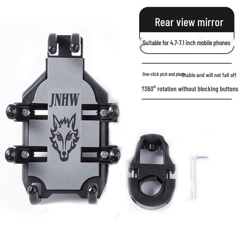 Electric Vehicle Motorcycle Phone Holder: Shockproof, Anti-Shake, Navigation Mount for Riders