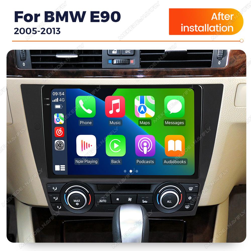 MEKEDE Android Auto Car Radio Screen For BMW E90 E91 E92 E93 2005-2013 Wireless Carplay WIFI Car Multimedia Stereo Video Player