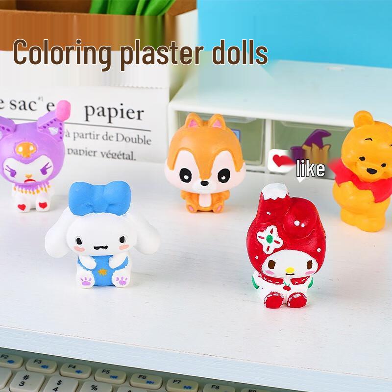 DIY Plaster Doll Painting Kit