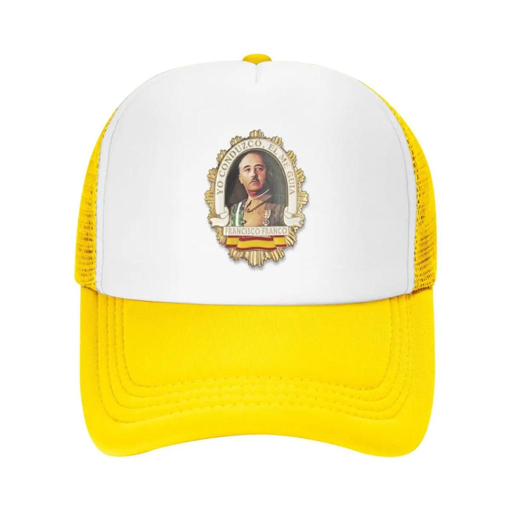Custom Francisco Franco Baseball Cap for Unisex Women Personalized Breathable Spain Leader Trucker Hat Outdoor Snapback Dad Hats