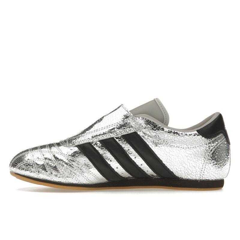 adidas Taekwondo Argento Metallizzato Nero Scarpe da Ginnastica da Donna Core-Black Gomma JH9664