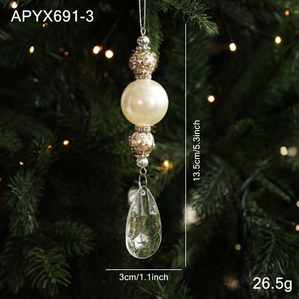 Transparent Christmas Tree Pendant Transparent Hanging Decor  Festive Holiday Display