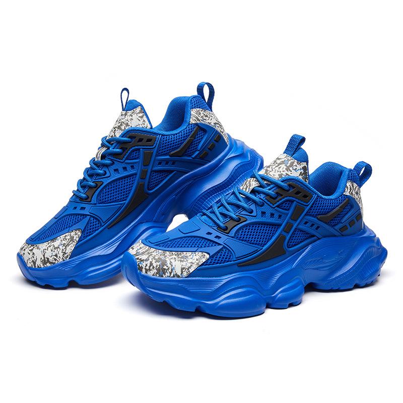 Men's Non-slip Dad Shoes Hundred fashionable and durable height increase casual thick bottom multifunctional design sneakers