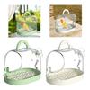 Travel Bird Cage Multipurpose Easy Carrying with Handle Visible Window Parrot