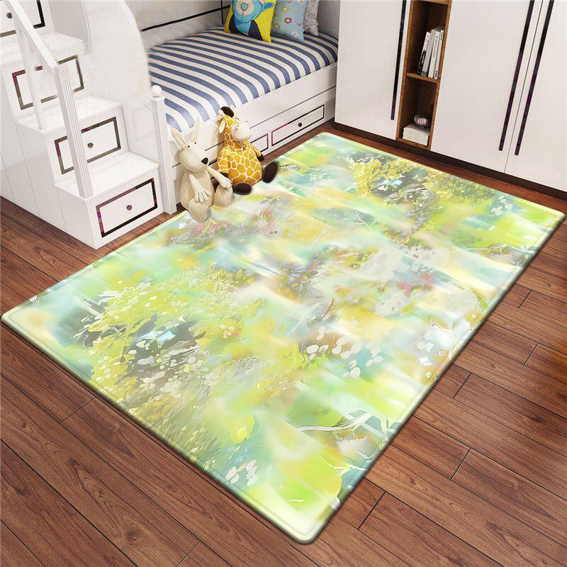 Dreamy Blending Large Room Carpet Non Slip Soft Cartoon Kids Bedroom Living Room Floor Mat Home Decor Children's Play Carpet