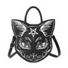 Women's shoulder bag PU Leather Harajuku style cat crossbody bag