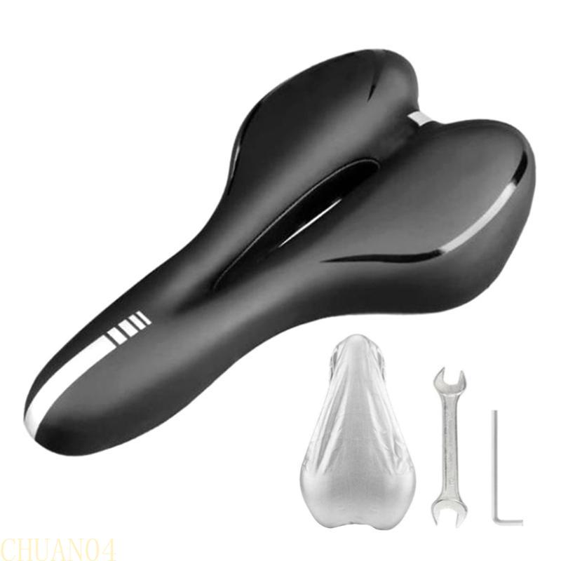 A1A2 Nonslip Bike Saddles Shockproof Silicone Bicycles Saddles Cycling Cushions чёрный