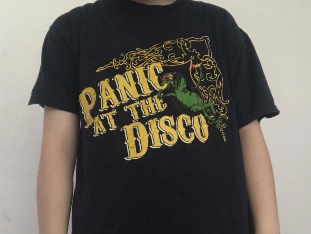 Panic at the disco rana Blu scuroNero Unisex Taglia unica Regalo Padre Camicia