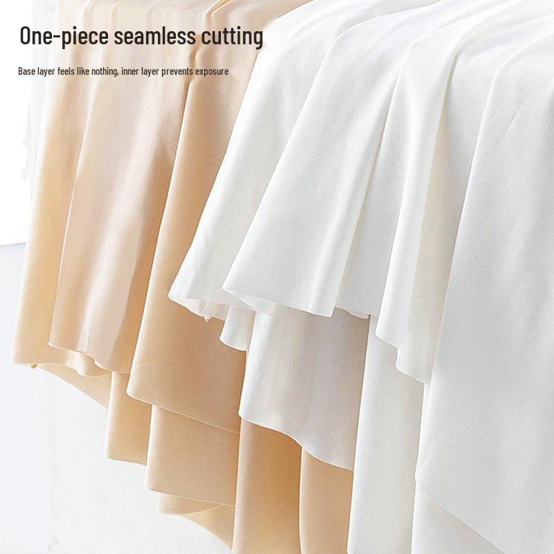 Women's Ultra-Thin Silk Seamless Camisole Slip Dress with Spaghetti Straps