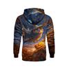 Men's Loose Fit Hoodie with Pocket Drawstring Printed Design for Casual Everyday Wear