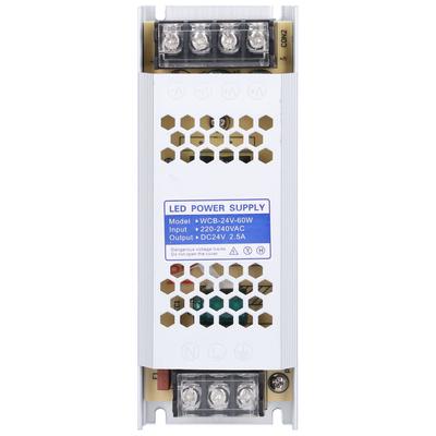 LED Power Supply Switching Driver Adapter UltraThin Long Strip Transformer Light Box Advertise(WCB24V60W )