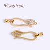 Pearl Clasps 18K Gold Plated Necklace Clasp For Jewelry Connectors DIY Bracelets Accessories,Locks For Jewelry Making Supplies