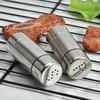 2Pcs Mini Stainless Steel Cooking Tool Spice Shaker Seasoning Jar Salt Sugar Bottle Pepper Spice Shaker Bottle Multifu Dispenser
