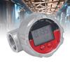 1 Inch Flow Meter LCD Display Digital Turbine Flow Gauge High Accuracy Flowmeter for Diesel Gasoline Water Maximum 20MPa