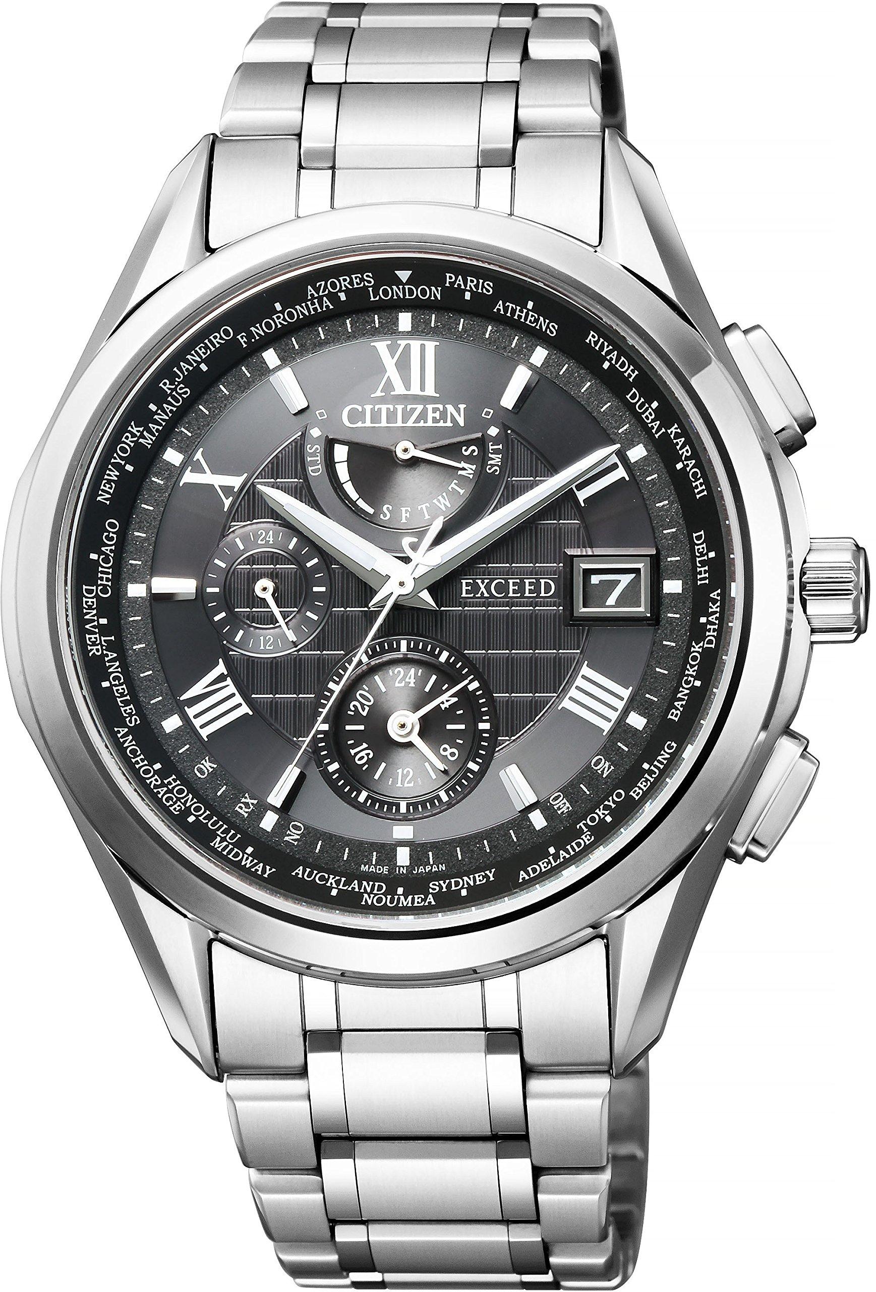 

Exceed Radio Watch Double Direct Flight Watch [Citizen] Eco-Drive AT9110-58E Men s