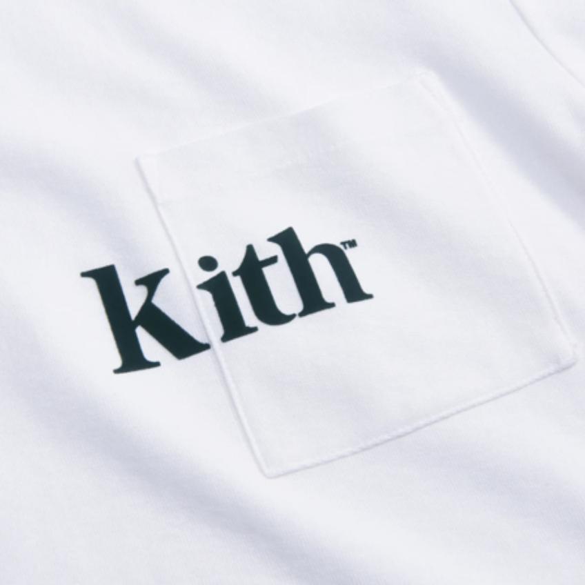 Kith Long-Sleeve Quinn Tee White Unisex Tops KH3994-101