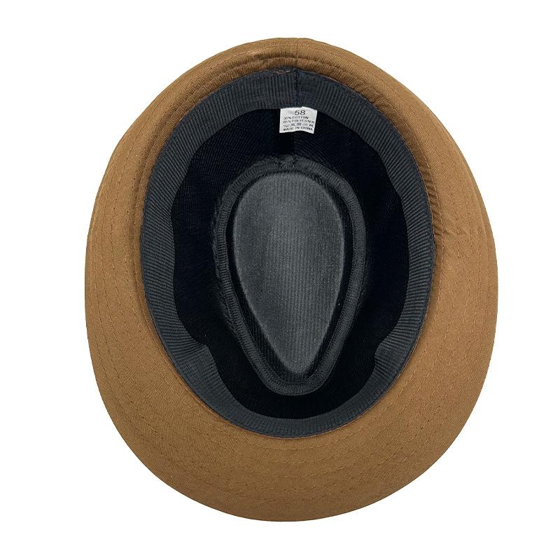Panama Einfarbiger Topper Jazzhut Sonnenhut Herren Damen Paar Paar Britischer Sonnenhut