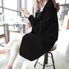 Long Sleeve Knit Cardigan for Women, Korean Style Loose Batwing Sleeves Sweater, Autumn New Pocket Knit Coat