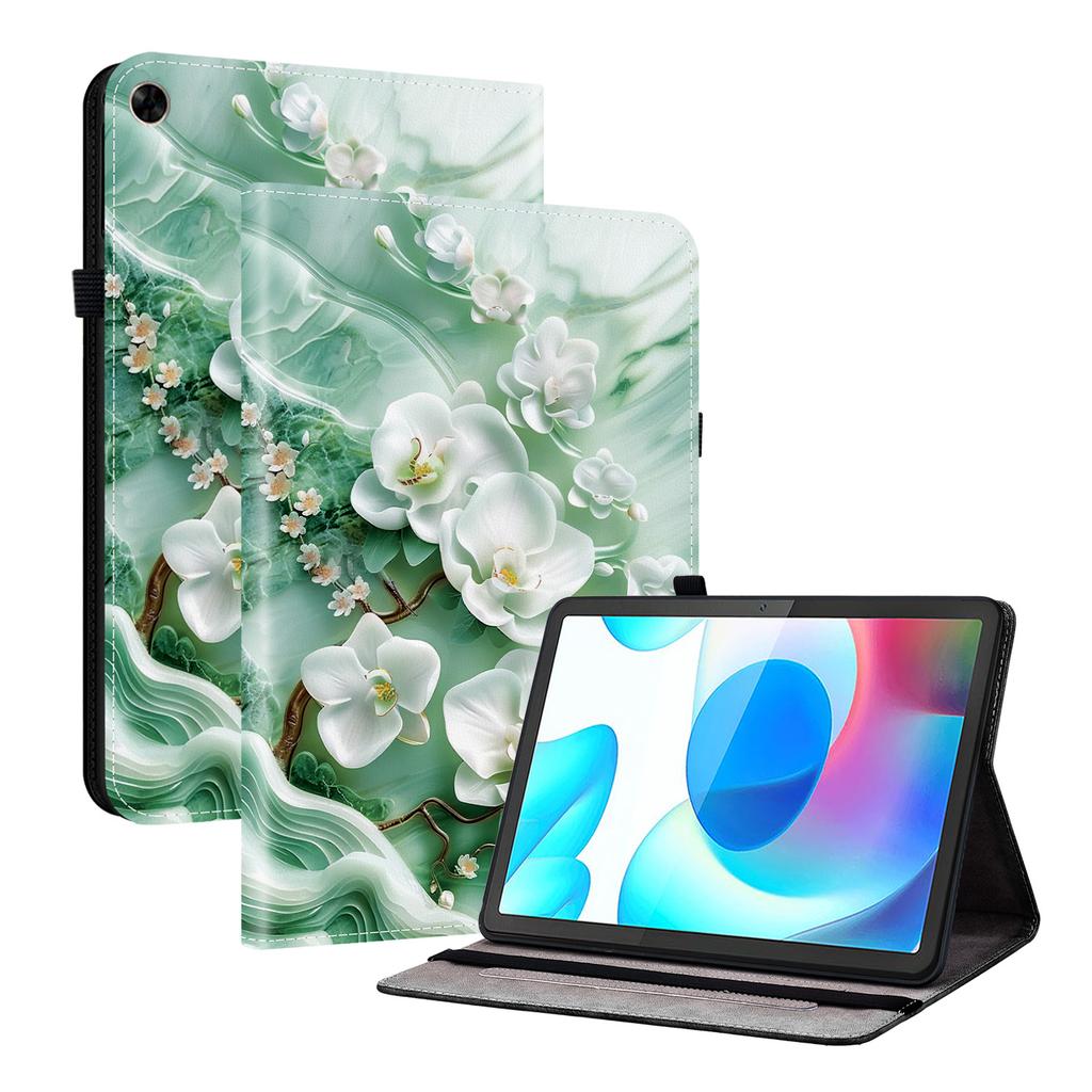 PU Leather Tablet Case for Realme Pad- 11 Styles! Durable, with 2 Stand Slots, Pencil Holder & Card Slots, Flexible TPU Back Cover