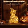 Halloween Decorations Halloween Glowing Ghost Dog Figurine Cute Halloween Nightlight Ghost Puppy Night Light for Dog Lovers