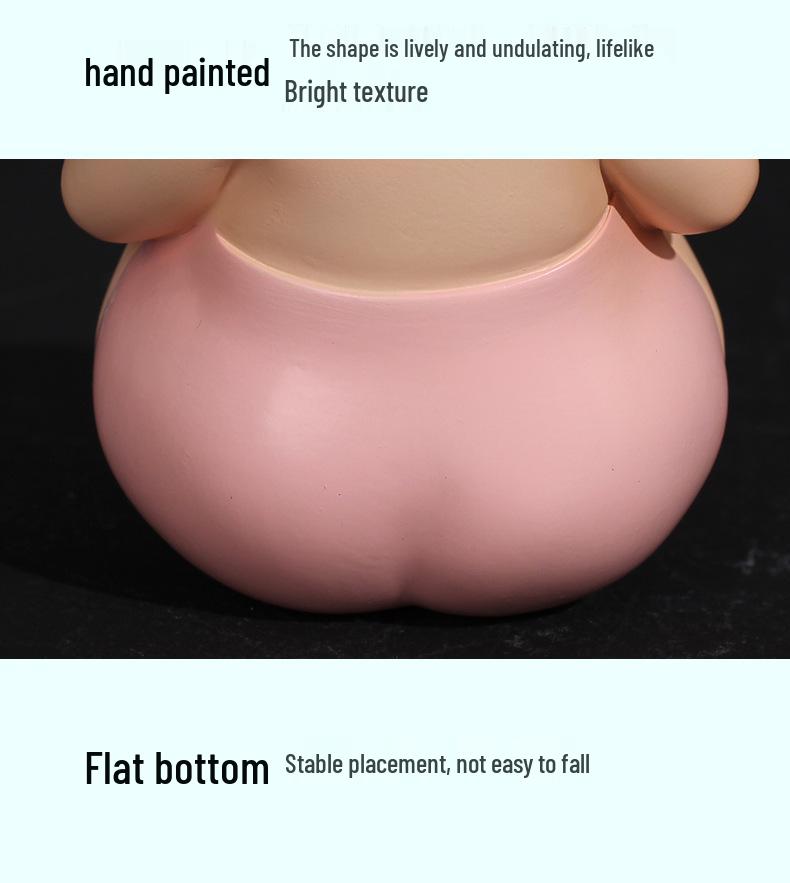 Alluring Beach Woman Resin Figurine - Home Decor Accent