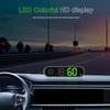 Car Head Up Display Gps Digital Speedometer With Colorful Led Display Clock & Function Overspeed Alarm For Car Truck Suv Rv