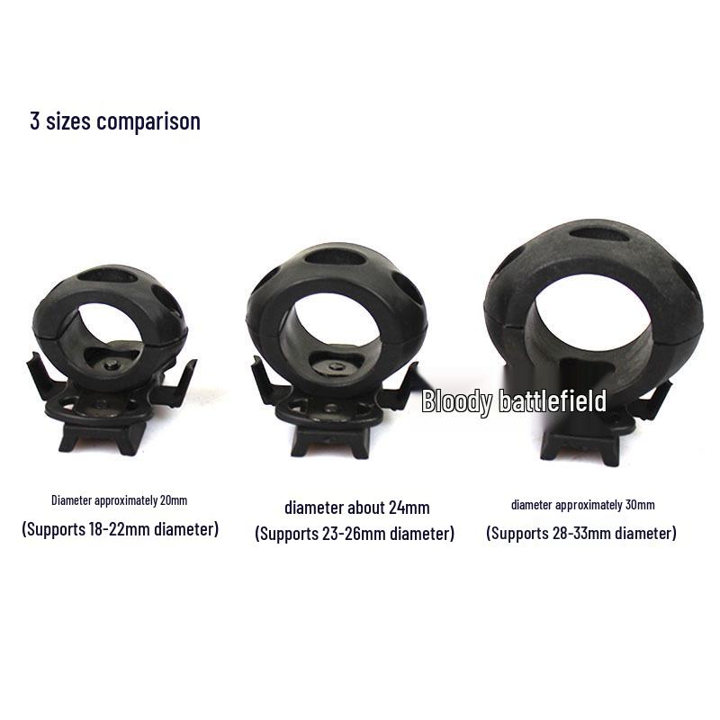 Helmet-Compatible Flashlight Mount for Cycling Accessories