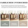 Country Style Sideboard with Rattan Doors, 130 x 75.5 x 40cm Magnetic Lock, Adjustable Shelves, Sturdy Structure, Versatile