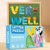 Magnetic Puzzle Fridge Stickers: Educational Logic Toy for Kids 3+