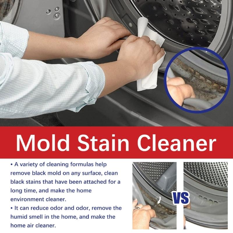 100ml Mold Remover Gel Household Mold and Mildews Cleaner for Washing Machine Sealant Tiles Grout Bathroom Stain Remover