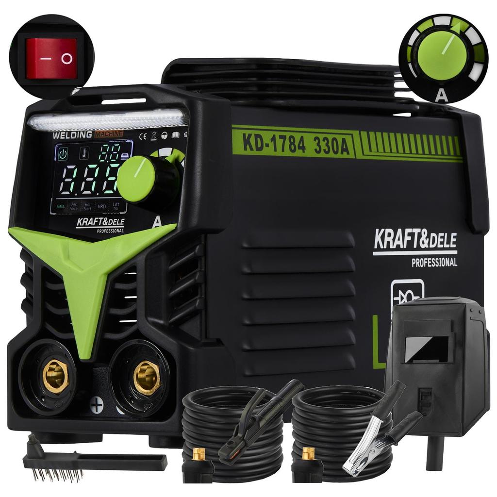 Inverter lasapparaat 330A Vrd Veilig | Kraft&Dele
