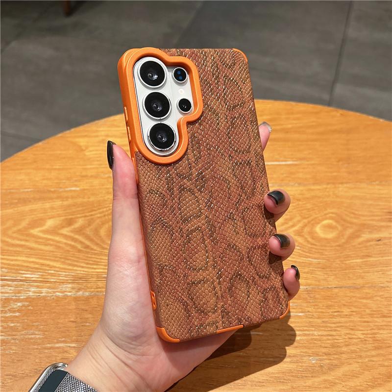 Premium Snakeskin Pattern Samsung S11Ultra/11Ultra Magnetic Phone Case S11Ultra Protective Case