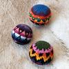 Hand Knitted Hacky Sacks Colorful Crochet Footbag Juggling Balls for Beginners Soft Stress Reliever