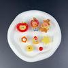 8PCS Fashion Shoe Charms Set Accessories Hole Shoe Buckle Cute Cartoon Animal Fruit DIY 3D Shoes Decorations Kids Party Gift