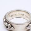 CHROME HEARTS 2000 925 Double Narrow Vine Band Ring Ring SilverUsed