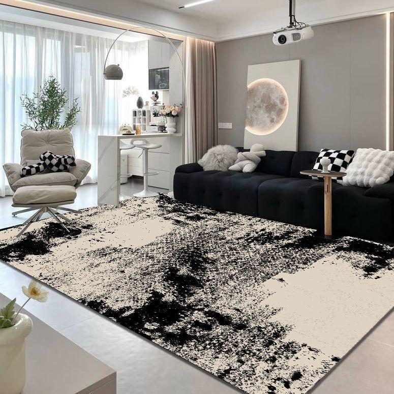 Nordic Modern Abstract Carpets for Living Room Home Floor Mat Study Large Area Rug Washable Bedroom Decor Minimalist Carpet