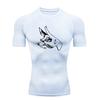Sports T-Shirt Training Fitness for Men's Compression Short Sleeve for Men Athletic Tees Workout Comfortable Sweat Absorbing Tight Fit