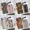 Snake Skin Phone Case For iPhone 16 15 14 13 12 11 Pro Max 12 13 Mini 7 8 16 Plus X XR XS Max Cover
