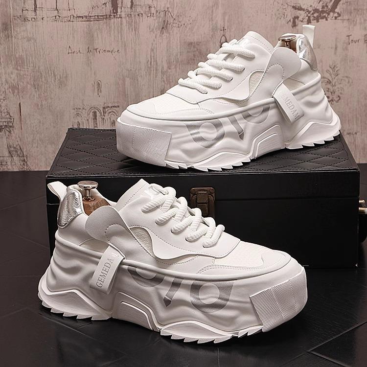 2026 New Men's Thick Soled Height Increasing Sneakers Outdoor Casual Running Shoes for Youth Students Zapatos Para Hombres