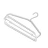 Adjustable Length Foldable Clothes Rack Foldable Laundry Hanger Storage Solution For Towels Pants Home Dorm