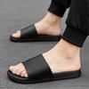 Men White Slippers Simple Flats Summer Women Black Outdoor Roman Sandals Open Toe Beach Shoes Plus Size