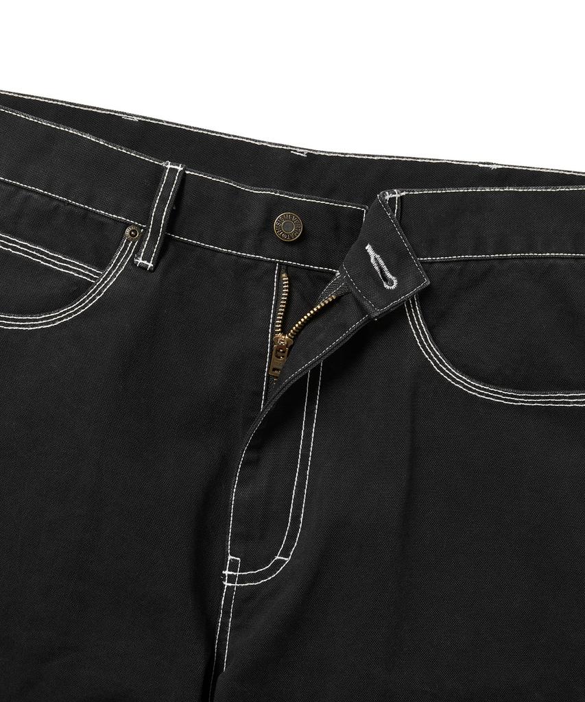 This Is Never That Contrast Stitch Pant Black