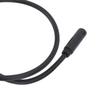 Cycle Motor Extension Cable 60CM Length 6 Pins Rain Proof ABS Wheel Motor Extension Cable