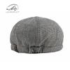 Men's Octagonal Beret: Spring/Summer Linen-Like Duckbill Cap, Retro Casual Unisex Hat