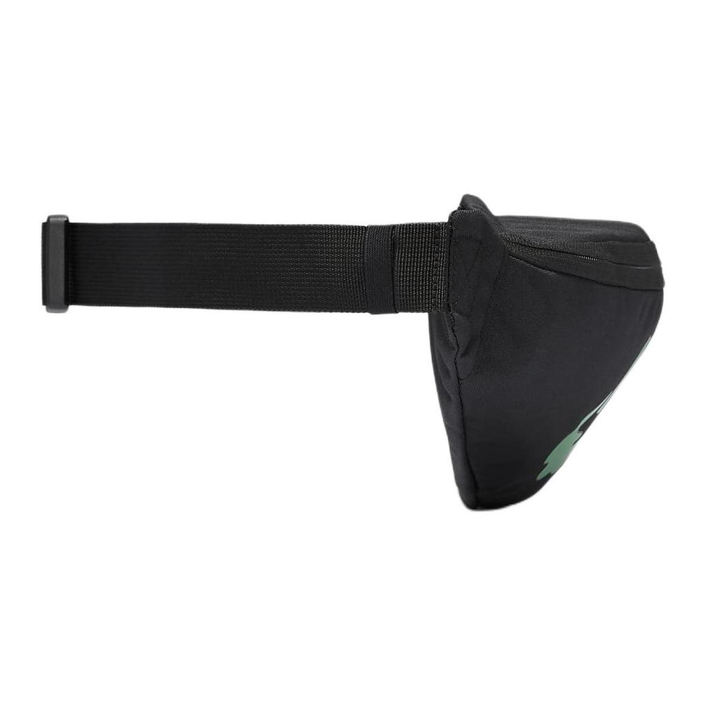 Nike Letter Logo Print Zipper Waist Bag Unisex Waist Bag Black Stadium-Green FN0892-010