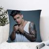 S-Singer M-Maluma Pillow Case Sofa Decorative Home Double-Sided Print Plush Square Throw Pillow Covers Cushion Decor Cover