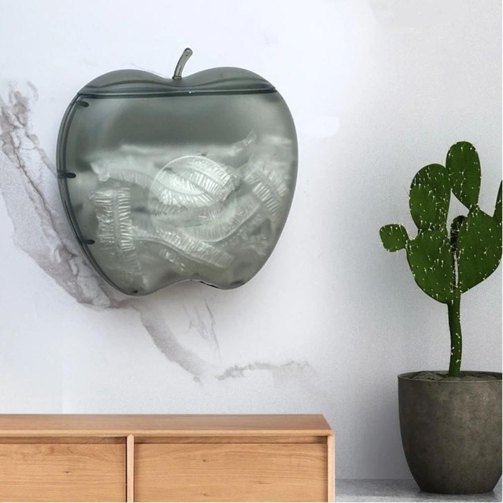 Wall Mounted Wrap Holder Large Capacity Fresh Keeping Plastic Bag Dispenser  Kitchen