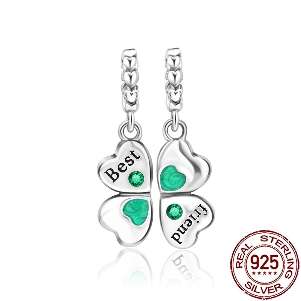 New Charms Copper Dream Catcher Cross Clover Angle Wing Heart Beads Fit Origina Bracelet Necklace Diy Jewelry