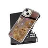 Cat Cute Pet Suitable for iPhone17 Mirror Mobile Phone Case 16pro Electroplating Button X Apple 15 All-inclusive 14 Cartoon