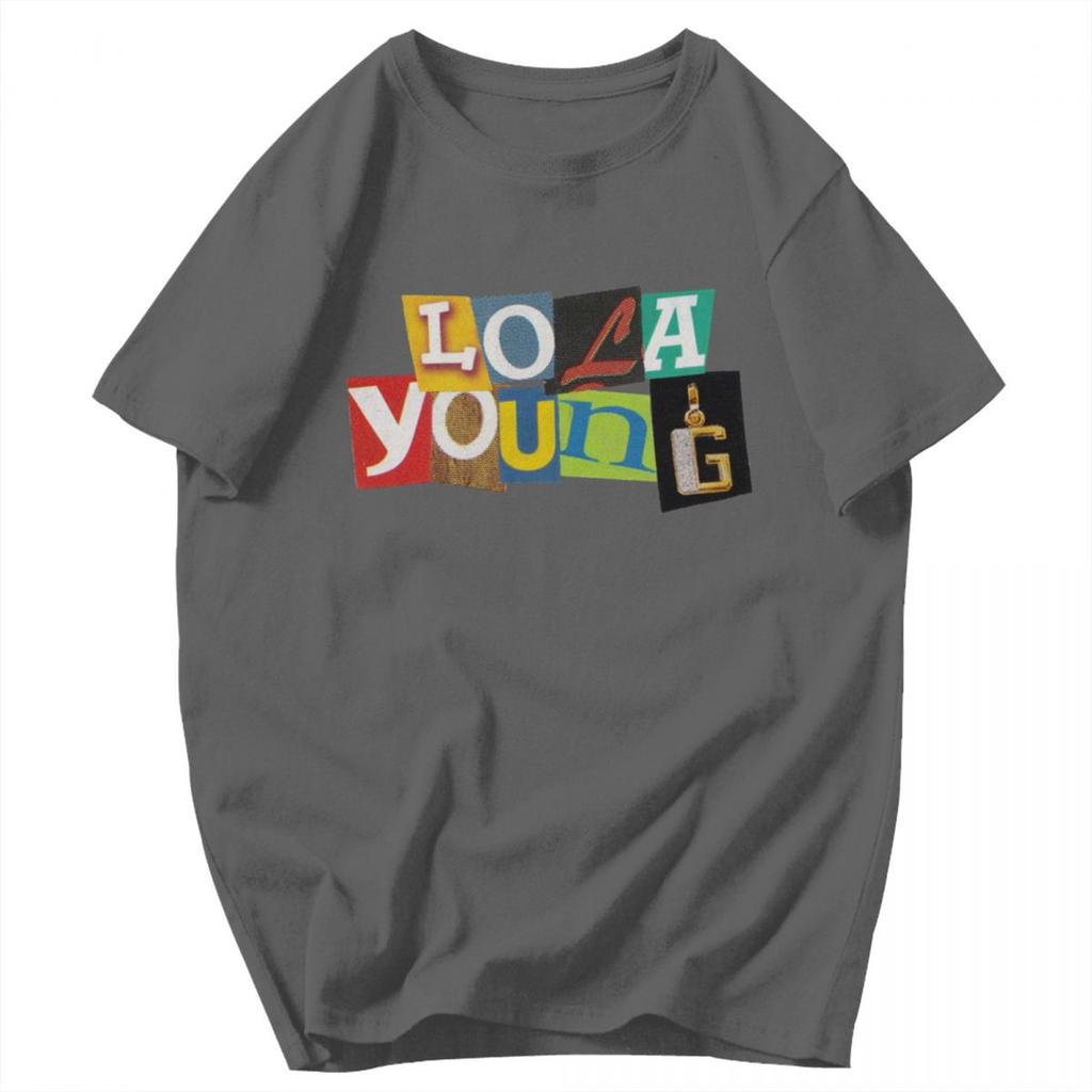 Men T Shirt Lola Young Vintage Pops Y2K Graphic Quality Unisex Tops T Shirts
